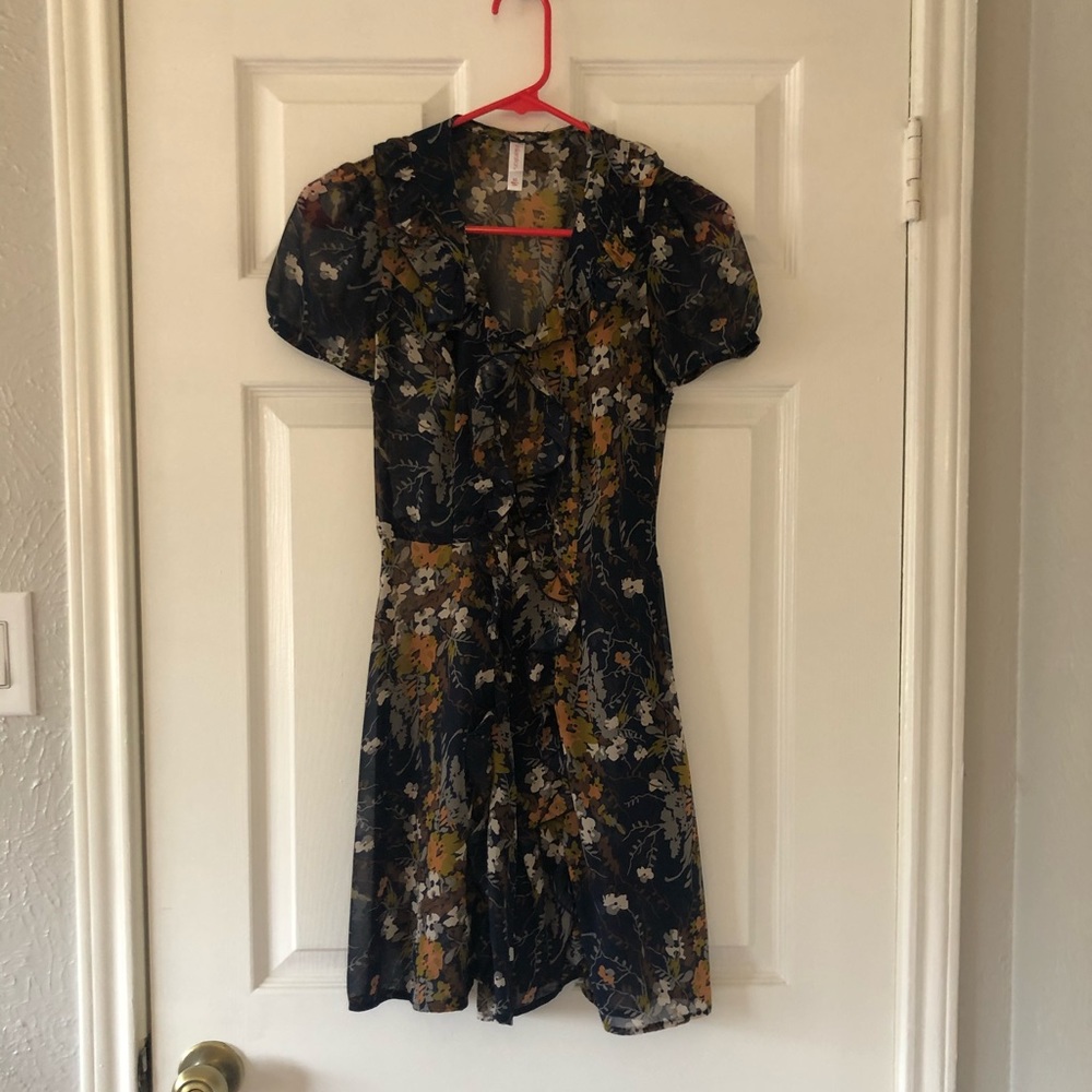 Sheer mini dress